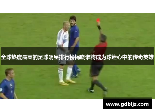 全球热度最高的足球明星排行榜揭晓谁将成为球迷心中的传奇英雄
